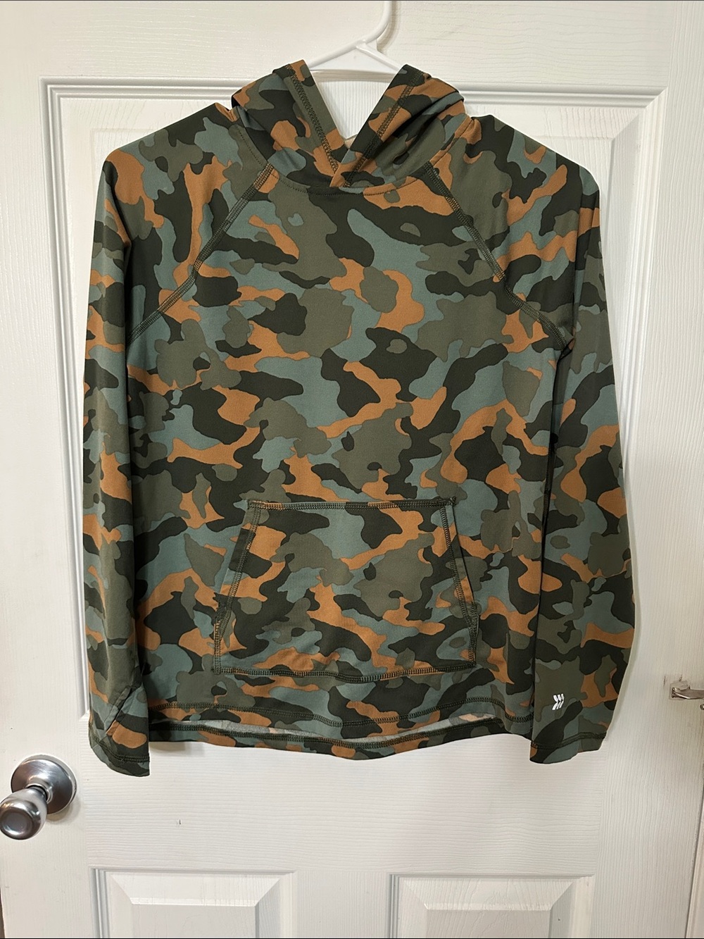 all in motion Kids Camouflage Hooded Pullover - Green/Brown